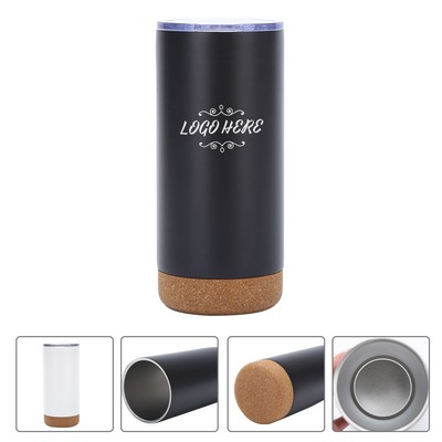 18oz Cork Bottom Vacuum-Sealed Tumbler