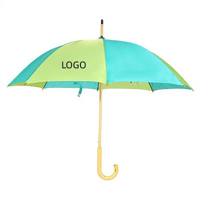 Automatic Umbrella with J Handle