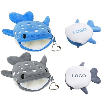 Whale Shark Plush Coin Purses With Your Own Logo