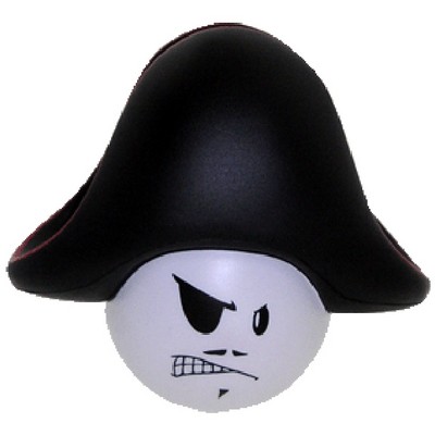 Pirate Hat Man Shaped Stress Ball