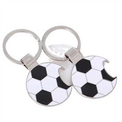 Soccer Bottle Opener Keychain