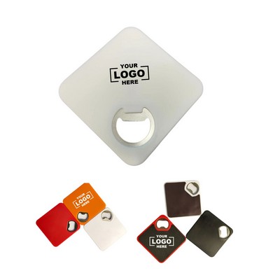 Magnetic Bottle Opener and Drink Coaster