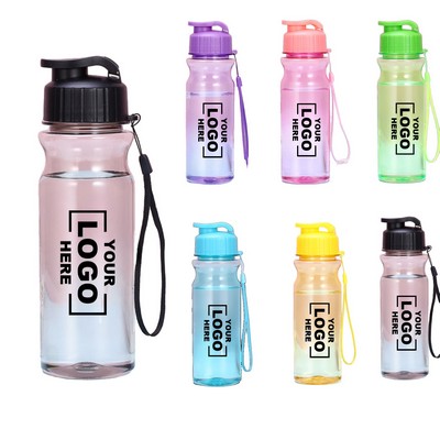 Leak-Proof Fitness Water Bottle with Straw Lid