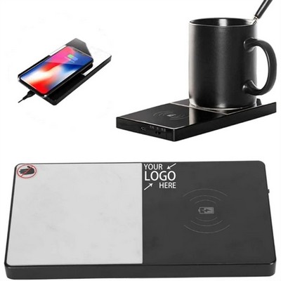 3-in-1 Coffee Mug Warmer and Wireless Phone Charger