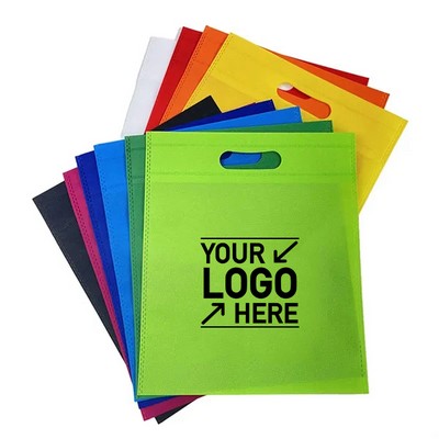 Fold-Over Exhibition Die Cut Handle Tote Bags