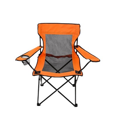 Folding Beach Chair With Armrest