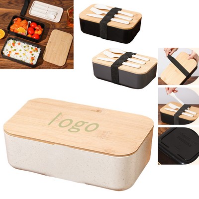 Single-Layer Wheat Straw Lunch Box