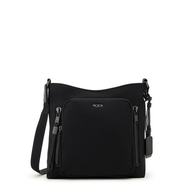 Tumi Voyageur Tyler Crossbody- Black/Gunmetal