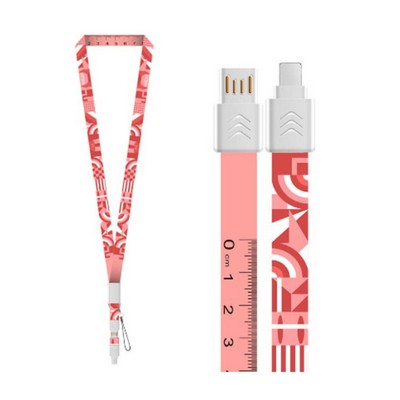 2 In 1 Charging Cable Lanyard