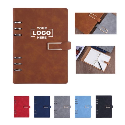 A5 6-Ring Business Loose Leaf Notebook