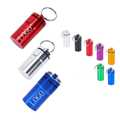 Pill Bottle Keychain