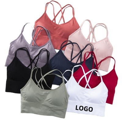 Yoga Workout Fitness Cross Back Sports Bras