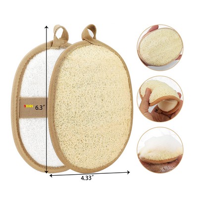 Bath Shower Loofah Sponge Scrubber Natural Loofah Exfoliating Body Scrubber