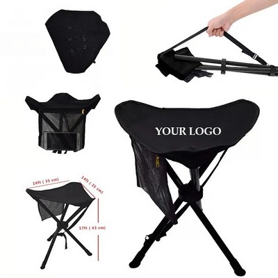 Folding Tripod Stool Portable Lightweight Small Chair