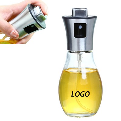 Pressable Stainless Steel Spray Bottle Oil Bottle