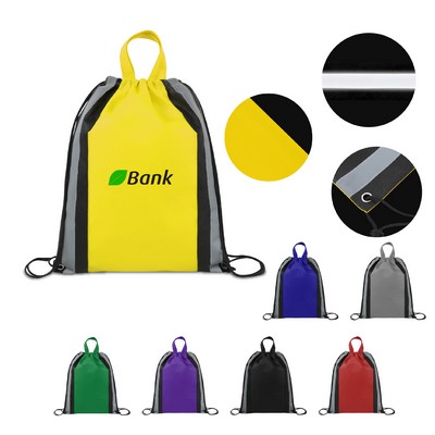 Mini Reflective Drawstring backPack