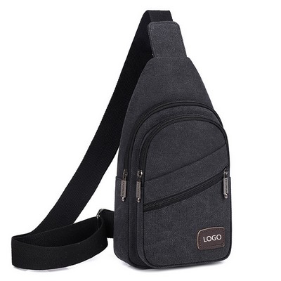 Canvas Chest Bag Sling Bag