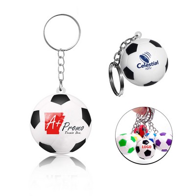 Soccer Stress Reliever Keychain