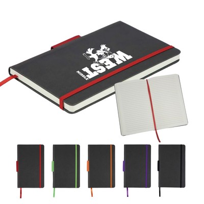 Journal Notebook with Ribbon Bookmark