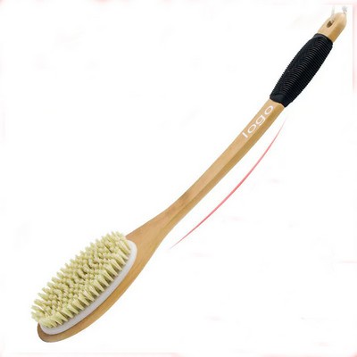 Curved Long Handle Bath Bristle Brush