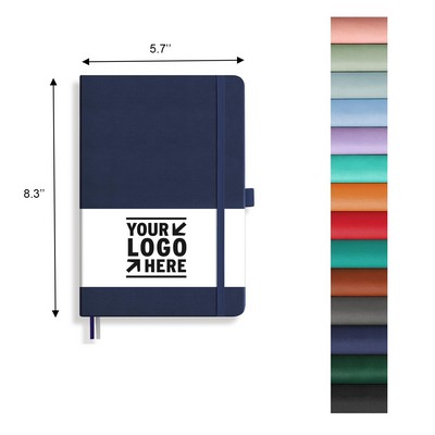 A5 Lined Journal Notebook with 192 Numbered Pages