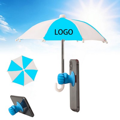 Phone Umbrella For Sun Shade With Fist Style