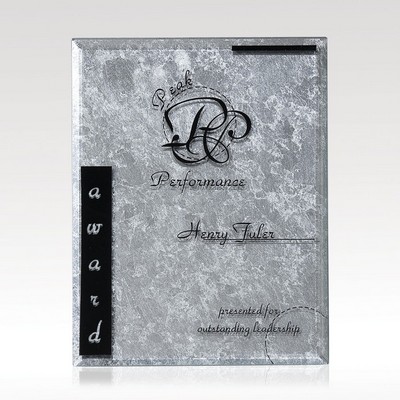 Silver Risk Taker - Silver Leaf Plaque 8x10