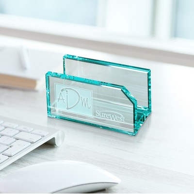 Jade Card Holder 4" W