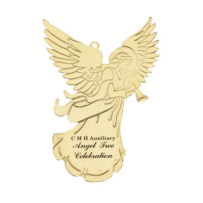 Gold Angel Christmas Ornament