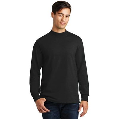 Port & Company® Men's Essential Mock Turtleneck Shirt