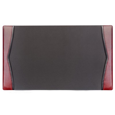 Contemporary Leather Side Rail Desk Pad (34"x20")