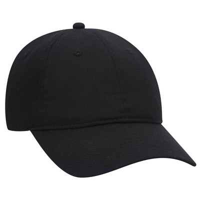 OTTO Brushed Cotton Blend Twill 6 Panel Low Profile Baseball Cap