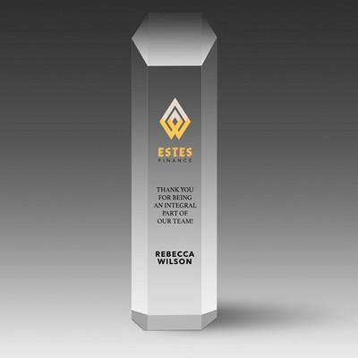 Hexagon Tower™ Award (3"x12"x2")