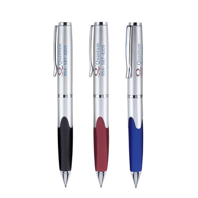 Metal Pen, Ballpoint pen, Twist action, Blue ink refill optional