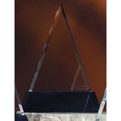 Pyramid/Triangle Jade Glass Award (5.5"x8")