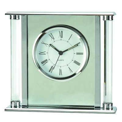 Premier Quartz Executive Mirror Clock