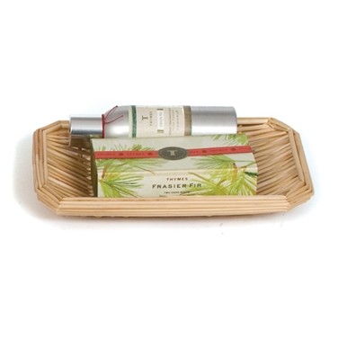 Rectangle Wicker Gift Basket (11"x7"x1 1/2")