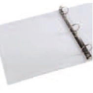 2" Clear 3-Ring Binder