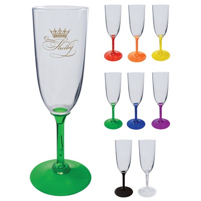 7 Oz. Plastic Standard Stem Champagne Flute