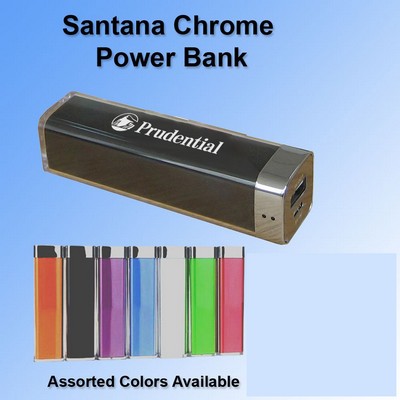 Santana Chrome Power Bank - 1800 mAh