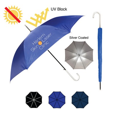 Sleek Stick Umbrella w/ UV coated canopy(46" Arc)