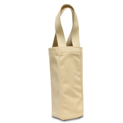 Liberty Bags 10 Ounce Single Bottle Wine Tote Bag