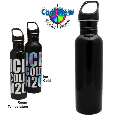 26 Oz. Stainless Excursion Bottle with Color Change Full Color!