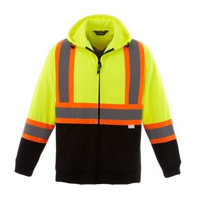 Freedom Adult Hi-Vis Full Zip Hooded Sweatshirt