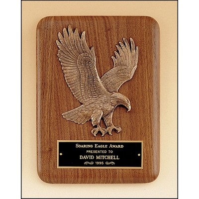 American Walnut Plaque w/Eagle Casting (7"x9")