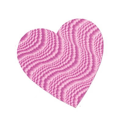 Embossed Foil Heart Cutouts