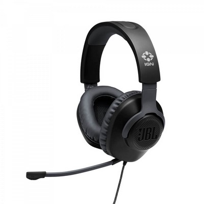 JBL Quantum 100 Wired Over-Ear Gaming Headset with Detachable Mic