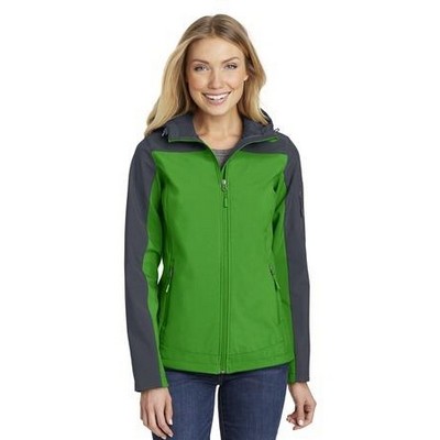 Port Authority® Ladies' Hooded Core Soft Shell