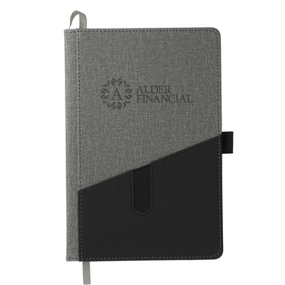 5.5'' x 8.5'' FSC® Mix Siena Heathered Bound Journal