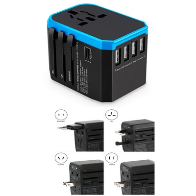 Kidder iBank® World Travel Adapter for 150 countries